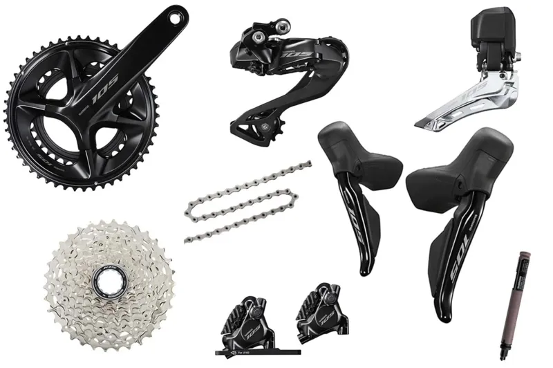 Shimano 105 7100 12s Di2 Groupset Upgrade offer GBP1149.95 Deposit. 