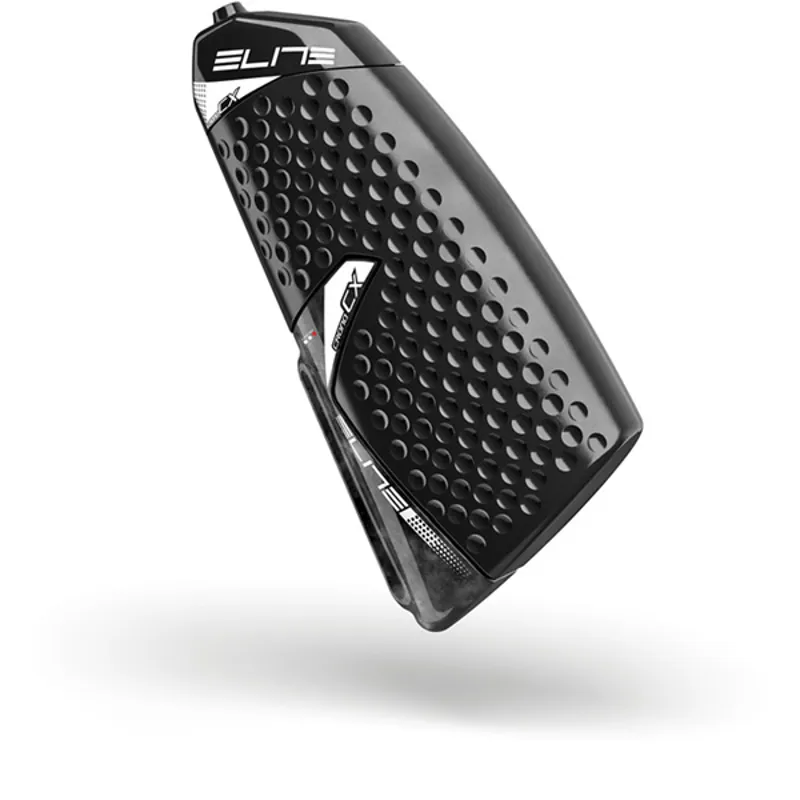 Elite Crono CX Aero Water Bottle Kit Including Fiberglass Cage In Black