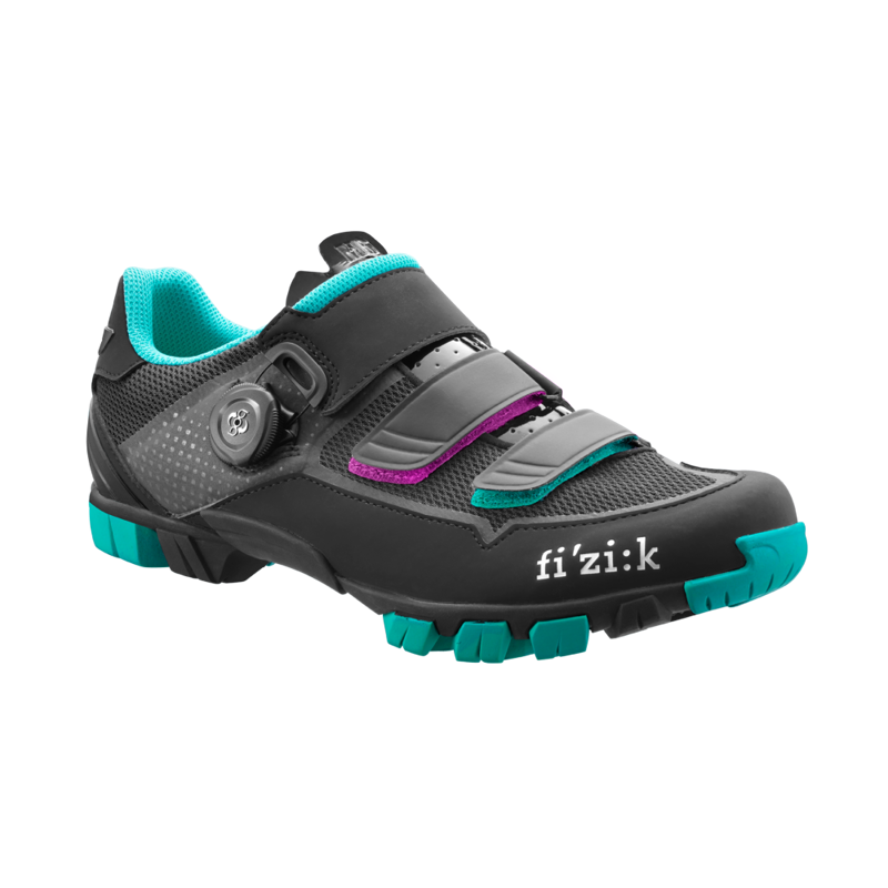 FIZIK M6B DONNA MTB Black/Mint/Pink-1