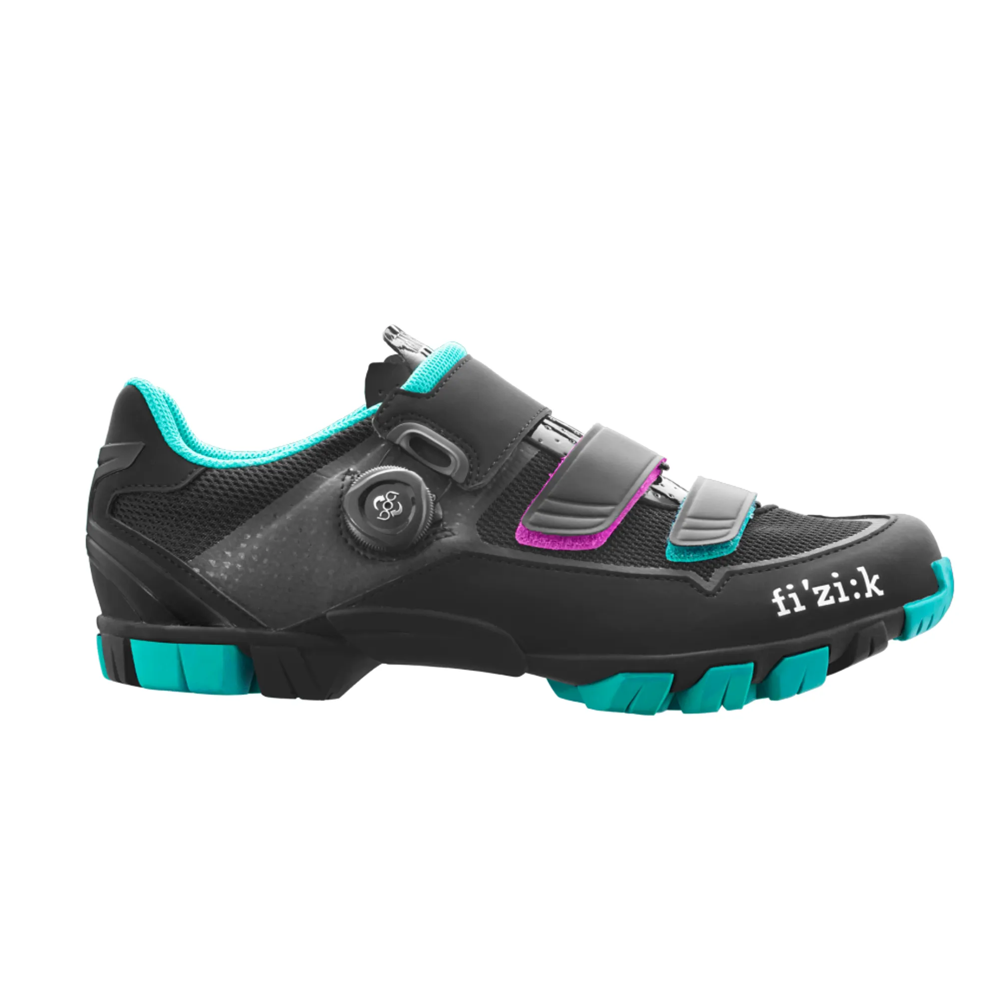 FIZIK M6B DONNA MTB Black Mint Pink