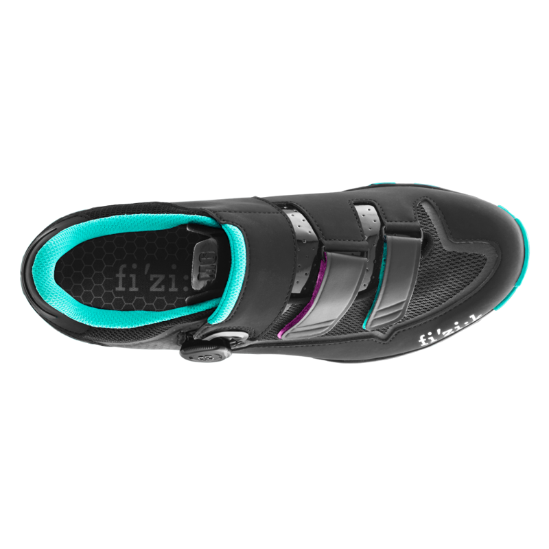 FIZIK M6B DONNA MTB Black/Mint/Pink-2