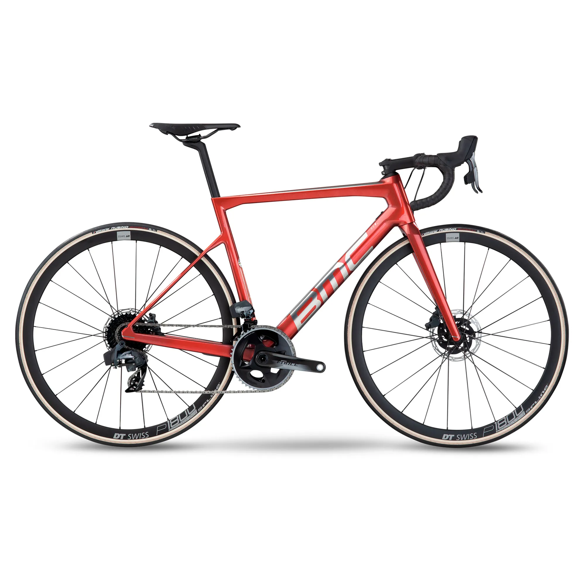 2022 BMC Teammachine SLR Two Force AXS in Red - Main Image