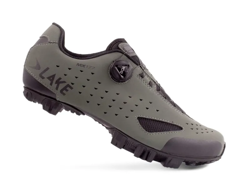 Lake MX177 Beetle/Black regular fit Gravel/MTB Shoe