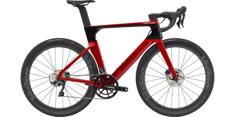 2021 Cannondale SystemSix Carbon Ultegra Road Bike in Red