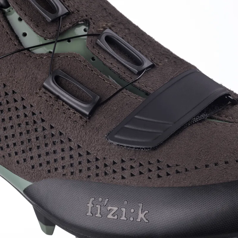 FIZIK X5 Terra Dark Brown Suede / Sage Green-4